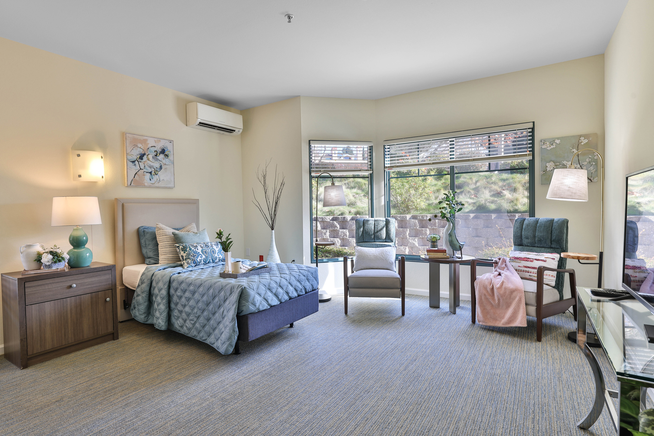 Assisted Living apartment bedroom